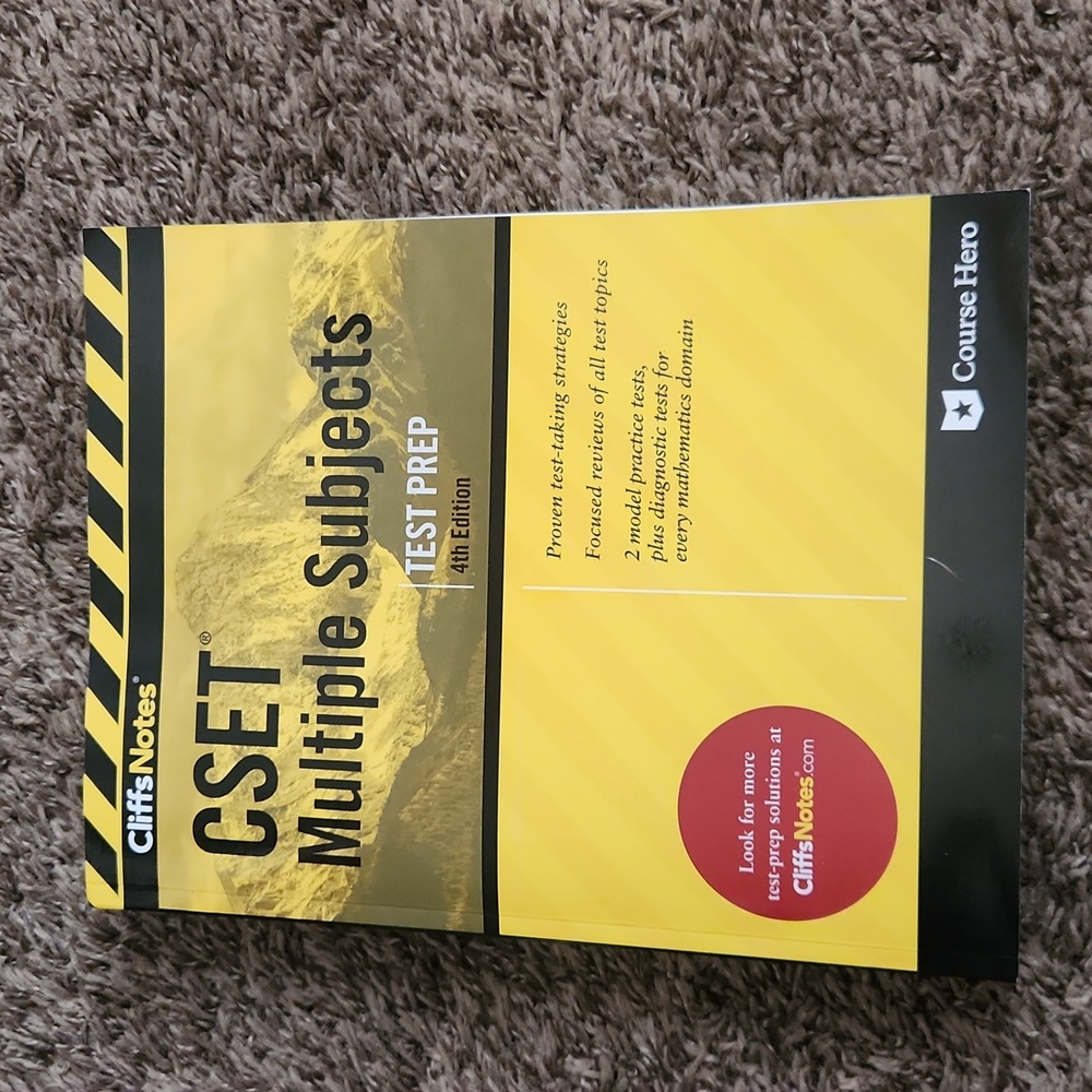 Cliffnotes CSET multiple subjects 4th edition